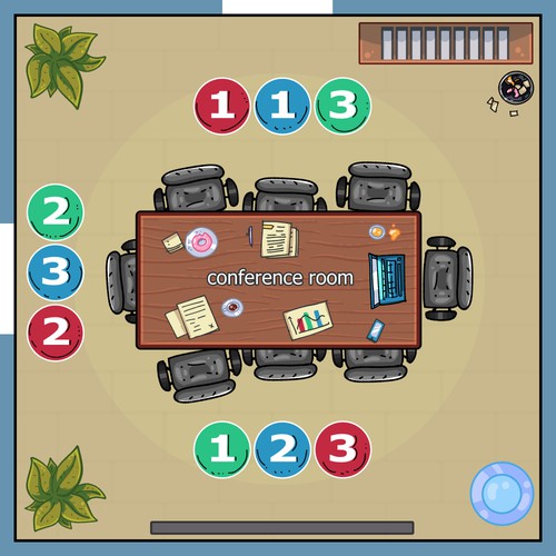 Illustrations for a table top game where animals escape a pet control facility Design by MekareMadness