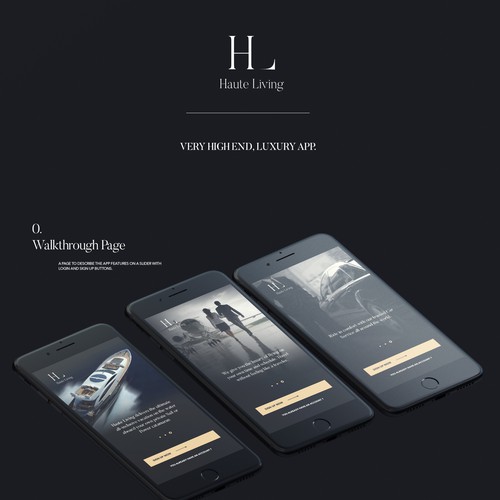Luxury Mobile App Design by ELGER