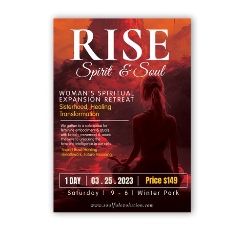 Spiritual Retreat Flyer Design by Atto™