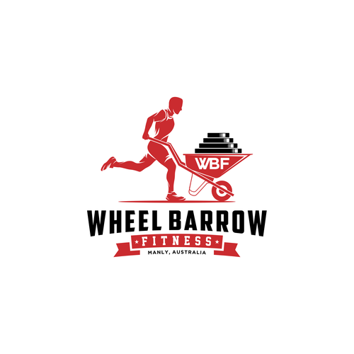 WBF 'Wheel Barrow Fitness' - Male Fitness Group in Manly Australia Design by SWARN " O