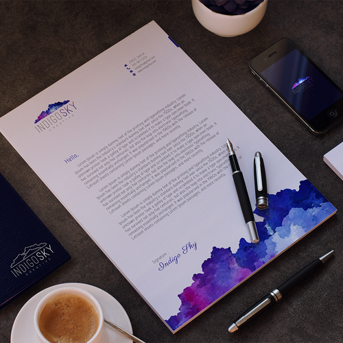 Captivate us by designing creative agency indigo sky's logo and