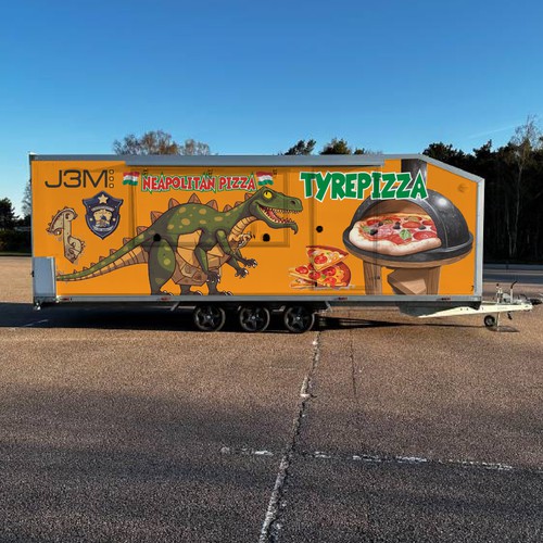 PIZZA trailer - be creative! Design von Windmill Designer™