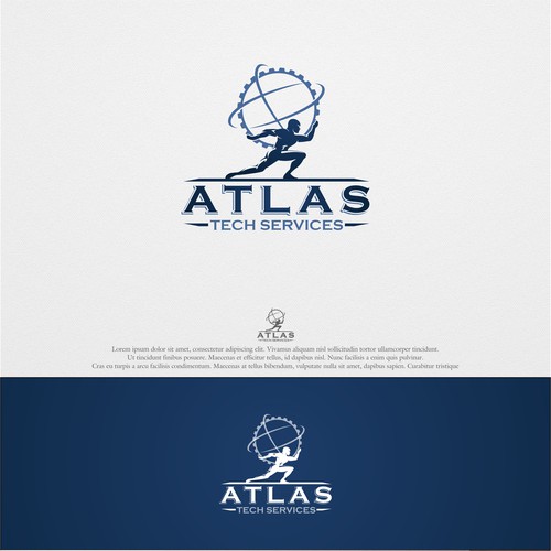 Guaranteed-  Create a logo and branding concept for Atlas Tech Services Design by DedovArt