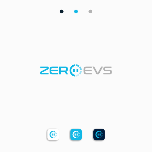 Logo for the emerging electic vehicle charger market, with a subtle emphasis on net zero Design by REIFIDE