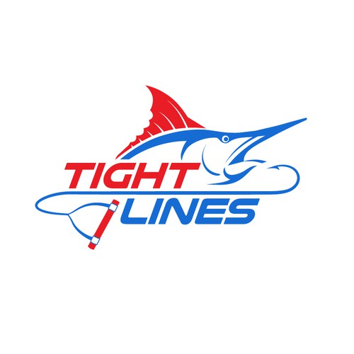 Tight Lines Fishing Team Logo Design by MADE K