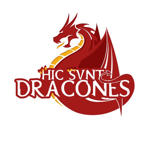 Here are Dragons/ Hic Svnt Dracones | Logo design contest