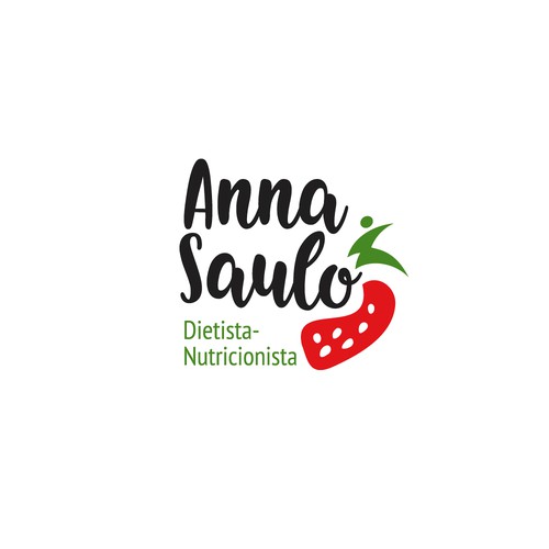 "Anna Sauló - Dietista-Nutricionista" winning Logo design