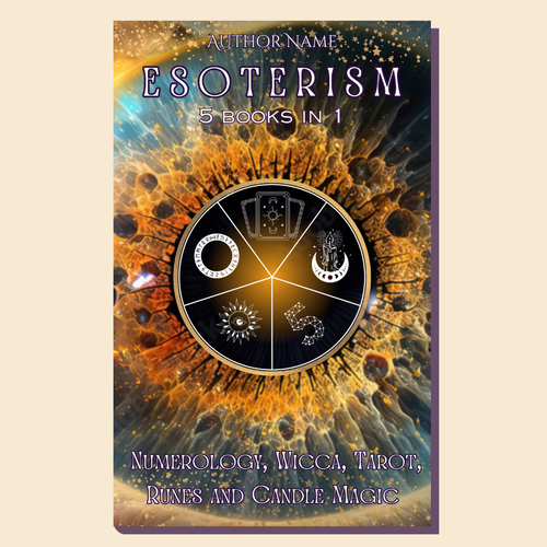 Esoteric Book Cover: Unleash your angeldevil creativity Design by Cristina Spataru