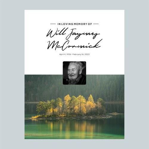 Designs | Memorial Book Template | Other book or magazine contest