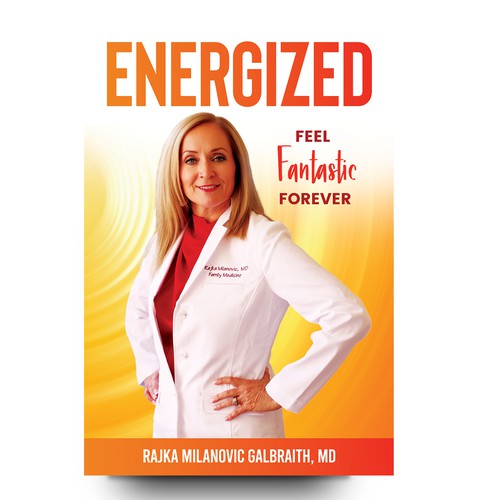 Design a New York Times Bestseller E-book and book cover for my book: Energized Diseño de libzyyy