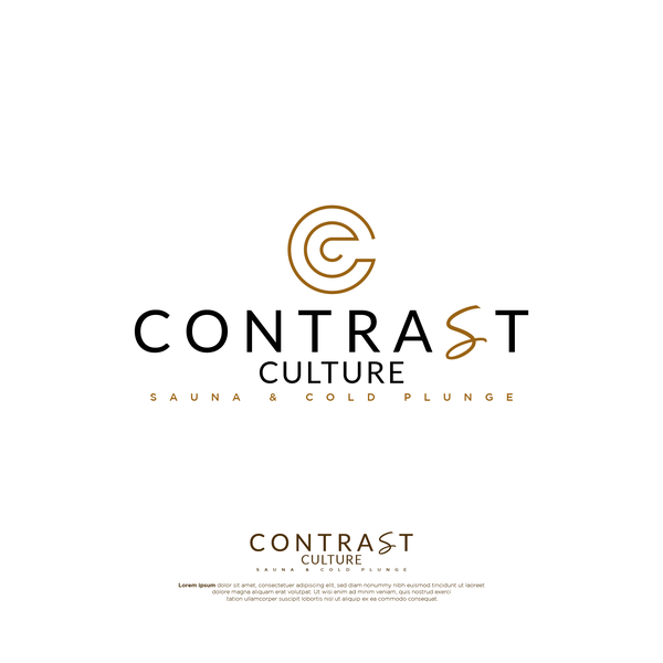 Design by akuchand titled "Minimalist Luxury Logo for Contrast Culture"