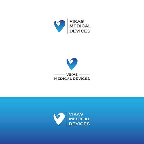 Logo design for medical devices distribution company Design by Choni ©