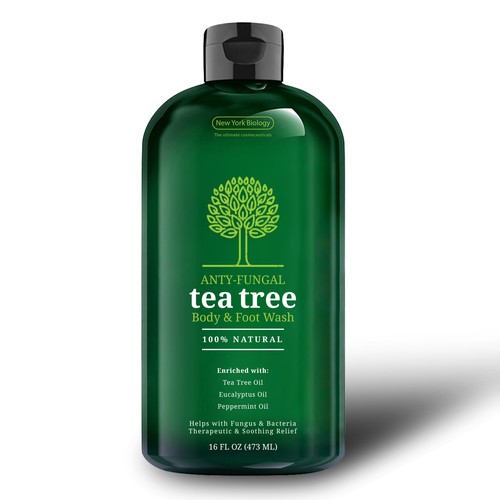 Diseño de Create a Winning Product Label for our Tea Tree Body Wash!! de Nirmana92