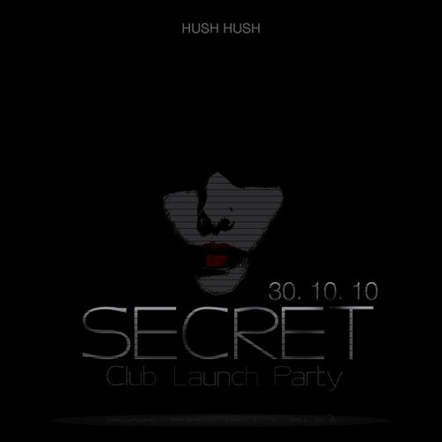 Exclusive Secret VIP Launch Party Poster/Flyer Design by Takumi