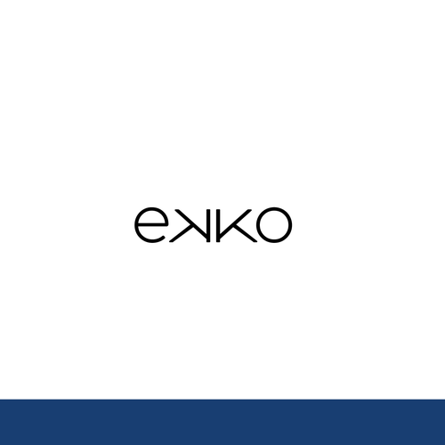 SIMPLE LOGO - ekko Letters then dm after Design by Diseño68