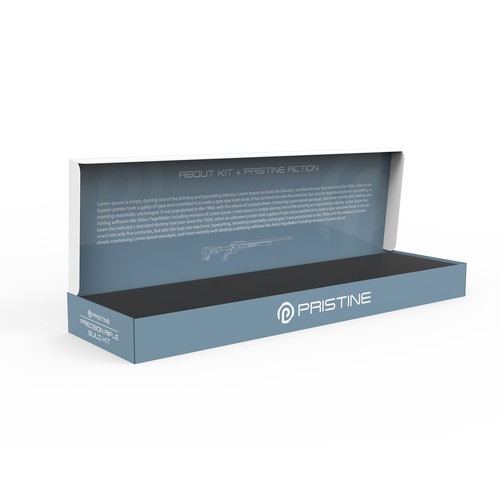 We need some high-caliber designs for our *market-first* Rifle Build Kit packaging! Design by Muhiuddin99