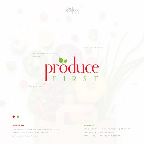 FRESH PRODUCE COMPANY LOGO Design by Wanderline