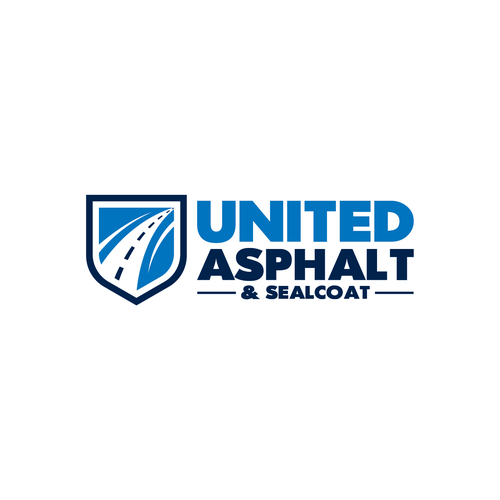 Abstract construction style logo for asphalt sealcoating business Design by JELOVE