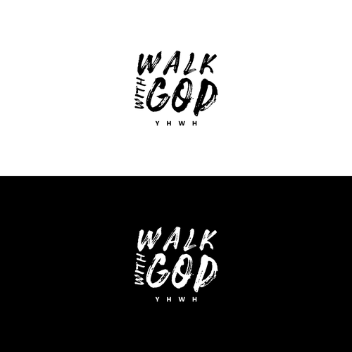 Walk With God Minimalist Luxury Logo for a Modern Faith & Fashion Brand Design by WaksArt©