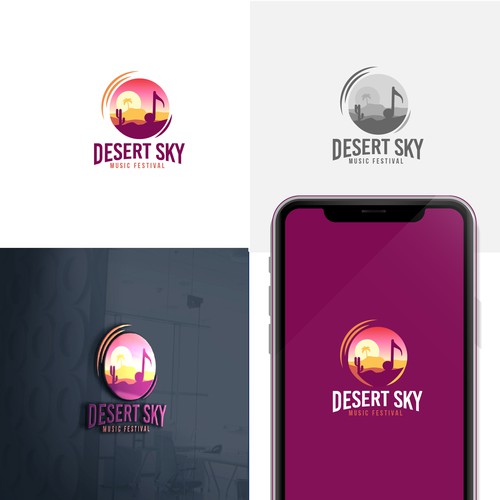 Desert Sky Music Festival Design by JosH.Creative™