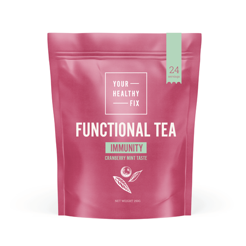 Functional Tea collection design for a health supplement brand! Design by VoiceDesign