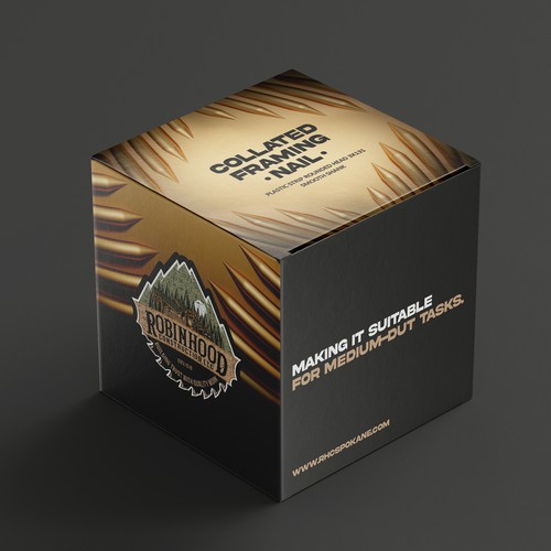 Dare to Impress: Design a Modern and Sleek Nail Box Packaging Design by susubayramm (insta)