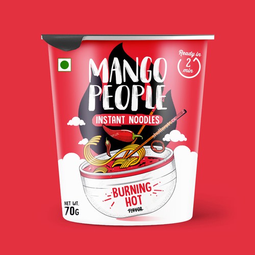 Playful Instant Noodle Packaging Design Challenge Design by tomdesign.org