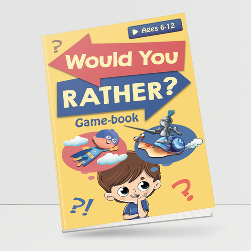 Fun design for kids Would You Rather Game book Design réalisé par Krisssmy