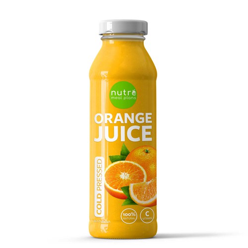 Easy Orange Juice Bottle.. Full Wrap! Ontwerp door Radmilica