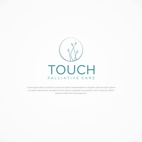 Palliative care logo for a boutique female-owned consulting practice Design by malih