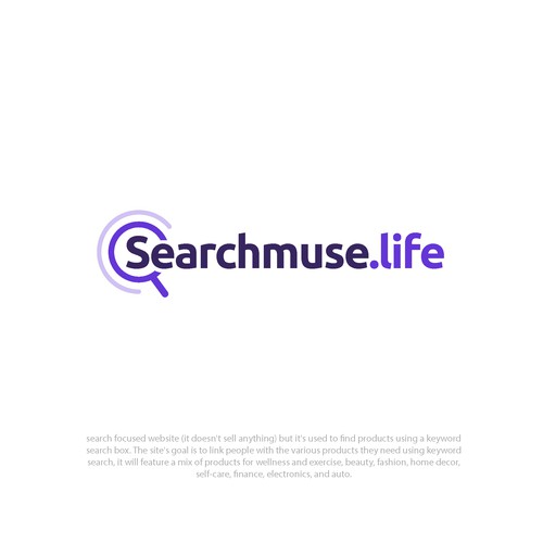 Website logo for search site that helps you care for yourself and live a better life! Design by Creative Lab™