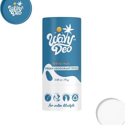 Design creative product packaging for an up and coming deodorant brand! Design by Dimario Moretti