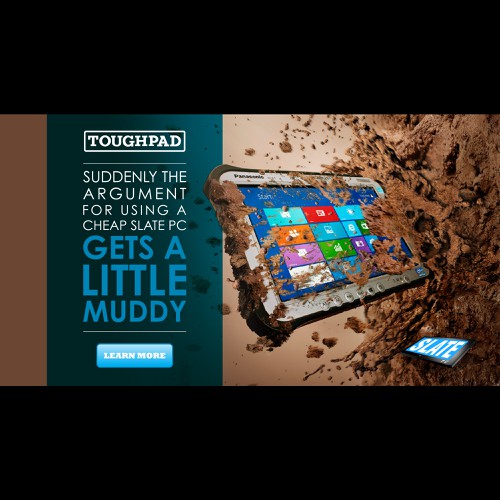 Create eye catching banner ads for the latest rugged tablet pcs! Design by LocLe