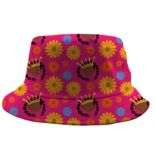Bucket Hat Designs for Girls (black culture theme) Design by ash00 Designs