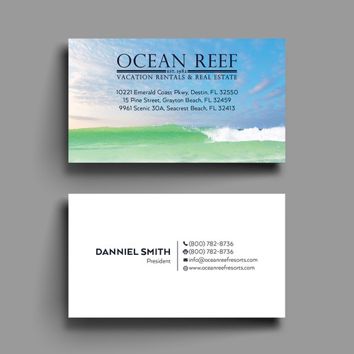 Design a fun, beach-inspired Business Card Design by TanLearn