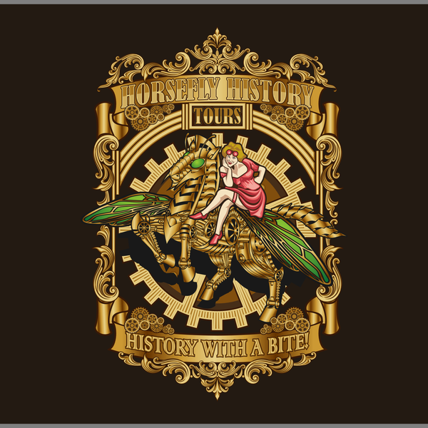 Design by Herro™ titled "Horsefly History Tours"