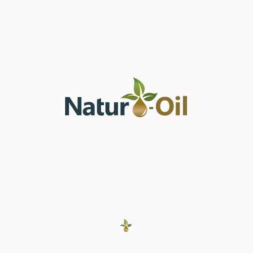 Logo representing bio based oil products. Design réalisé par Owlman Creatives