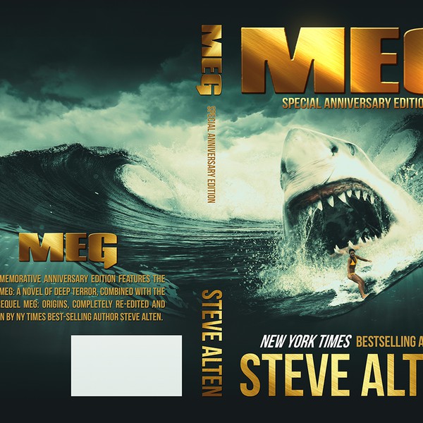 Book Cover - MEG  (subtitle:  Special Anniversary Edition)