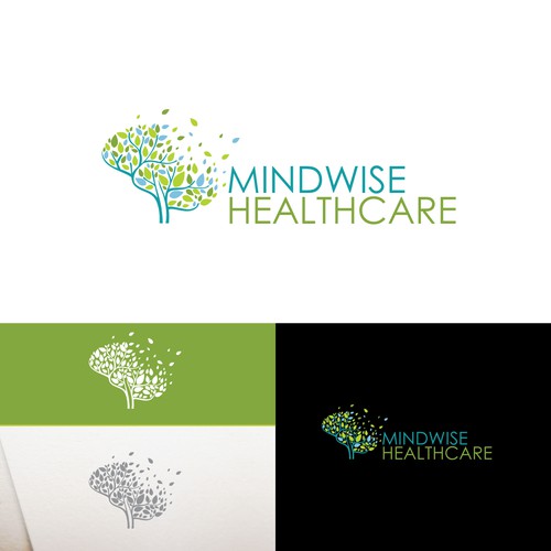 Create a logo for a startup brain health clinic (Mindwise Healthcare) Design by Custom Logo Graphic