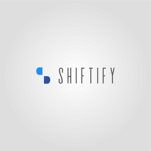 Minimalist and modern logo design for modern work shift management application Design by DariusJ