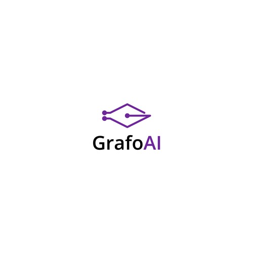 GrafoAI | Artificial Intelligence Writer Logo Design by andika2nugraha