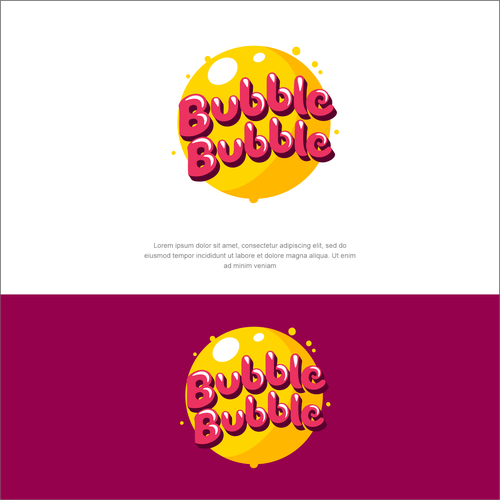 BUBBLE BUBBLE, brand of Bubble tea need its logo Design by Elesense