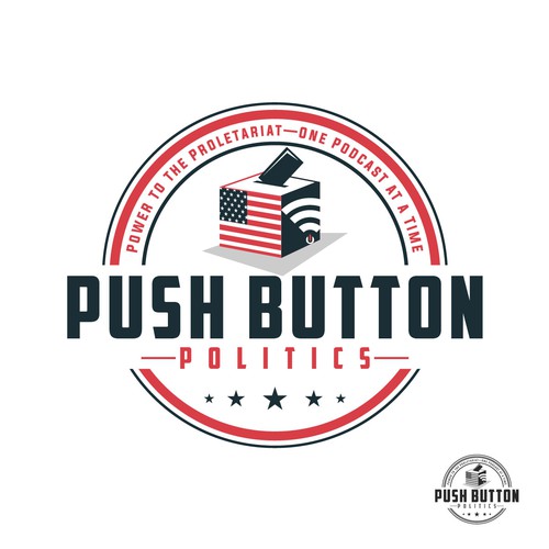 Push Button Politics Logo Design Design by GivenChy