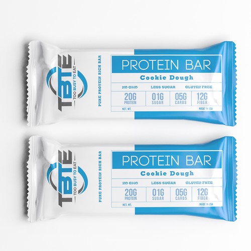 Design Design a unique protein bar wrapper for Too Busy To Eat por Space pilot