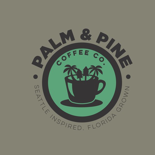 Palm & Pine Coffee Co. | Logo design contest