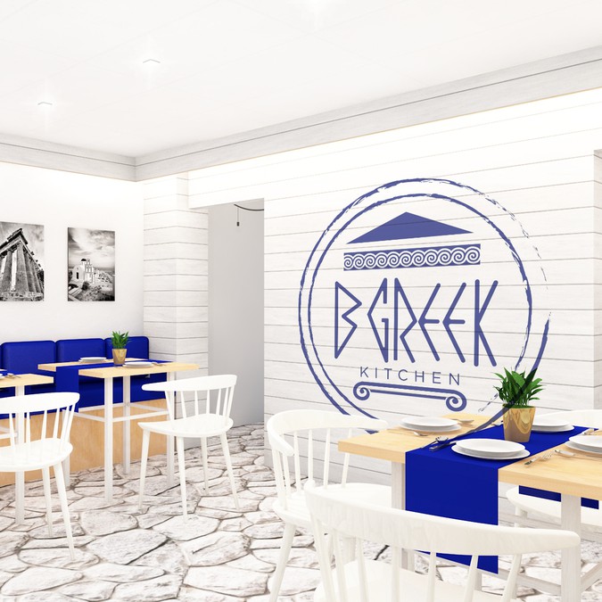 3d Design For Greek Fast Casual Restaurant 3d Wettbewerb