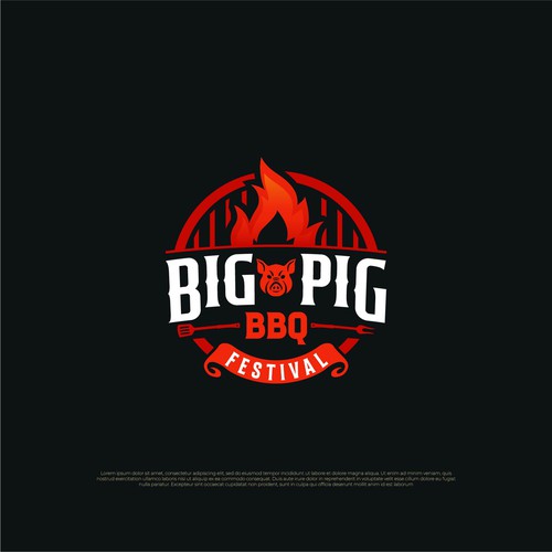 Design a logo for the BIG PIG BBQ Contest Design by Cecilia0409