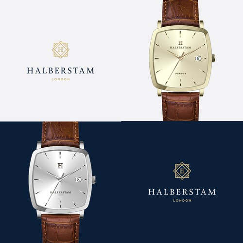 Create rounded 'H' logo for  Halberstam's watches Réalisé par threatik®