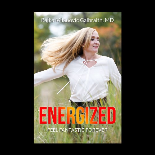 Design a New York Times Bestseller E-book and book cover for my book: Energized Design by TopHills