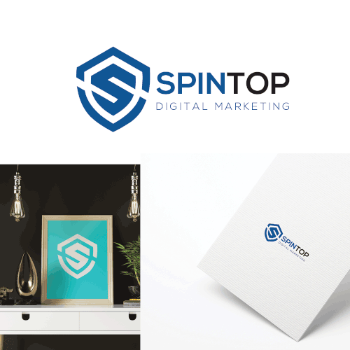 Create a logo for a digital marketing agency: Spintop ...